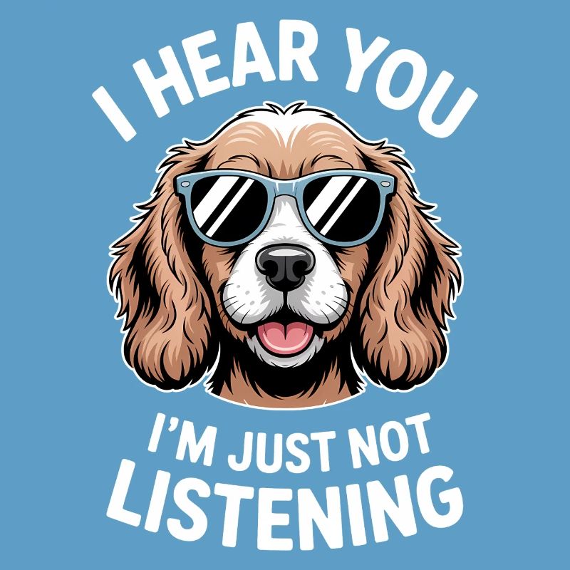 Cocker Spaniel faisant une blague Cadeau de cocker spaniel