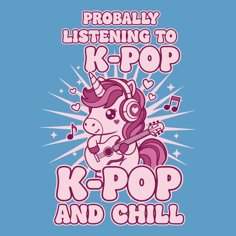 Probablement en train d’écouter du K-Pop et du Chill Unicorn