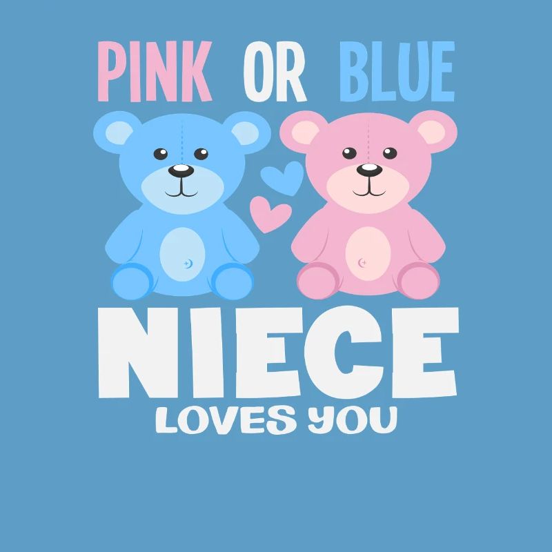 Pink Oder Blau Nichte Liebt Dich