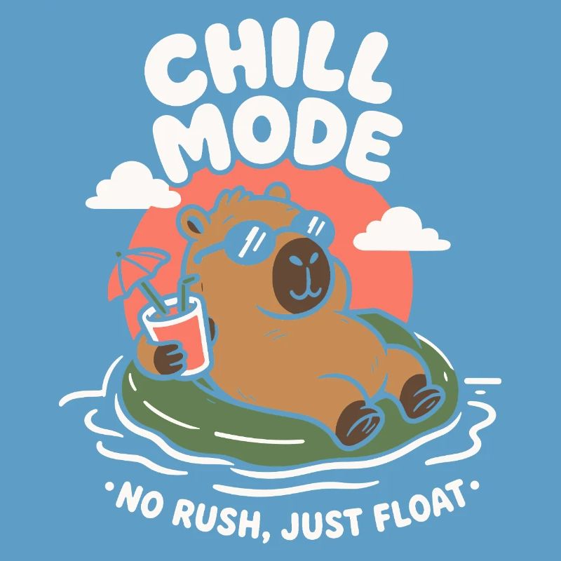 Chill Mode Summer Capybara