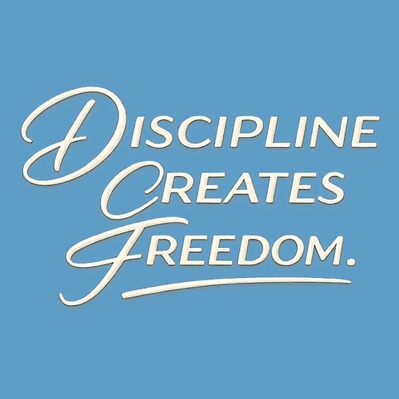 Discipline Creates Freedom Script
