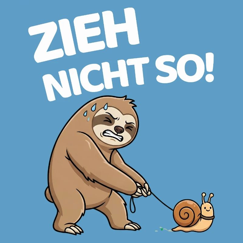Don't pull so sloth with snail