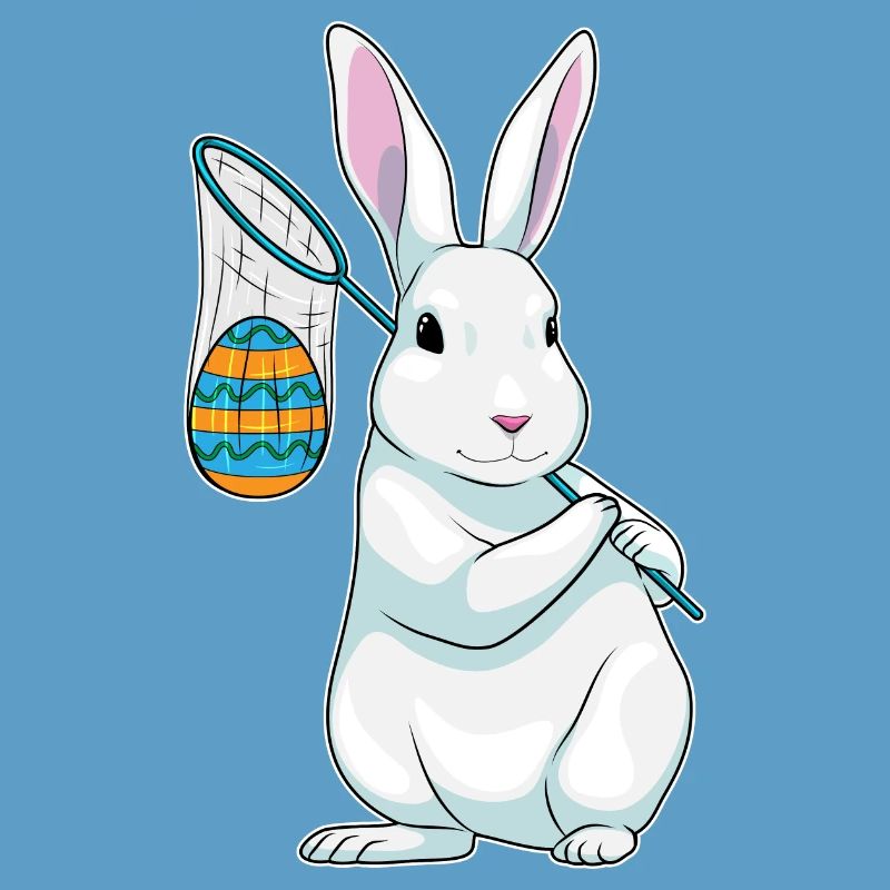 Bunny Easter Angler Easter Egg