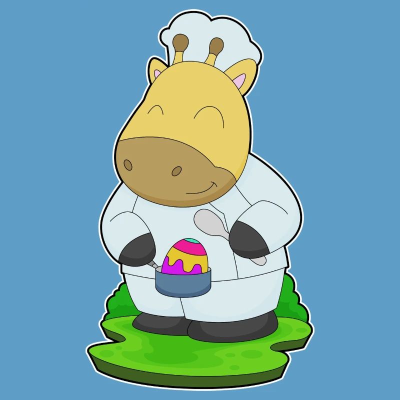Giraffe Easter Chef