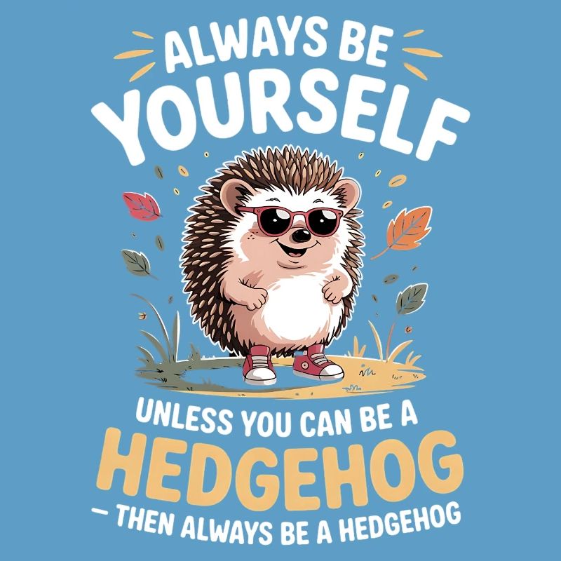 Sei immer du selbst, es sei denn, du kannst ein Igel sein.