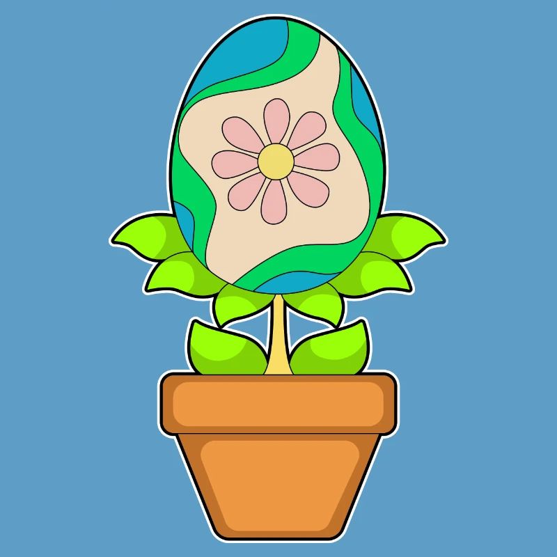 Plant Easter Easter Egg