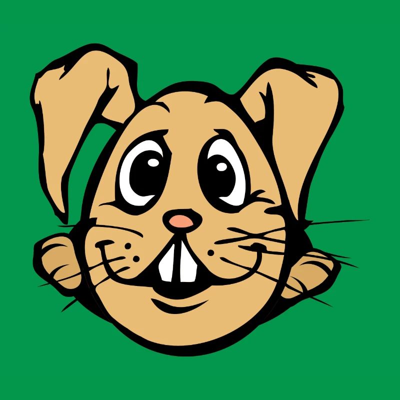 Rabbit! comic bunny egg funny egghead Easter