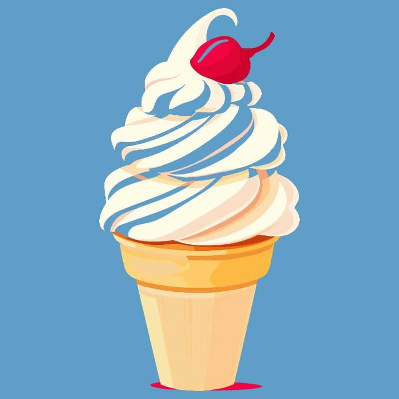 Cornet de crème glacée Artwork