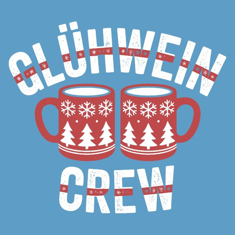 Équipe du vin chaud Marché de Noël joyeux