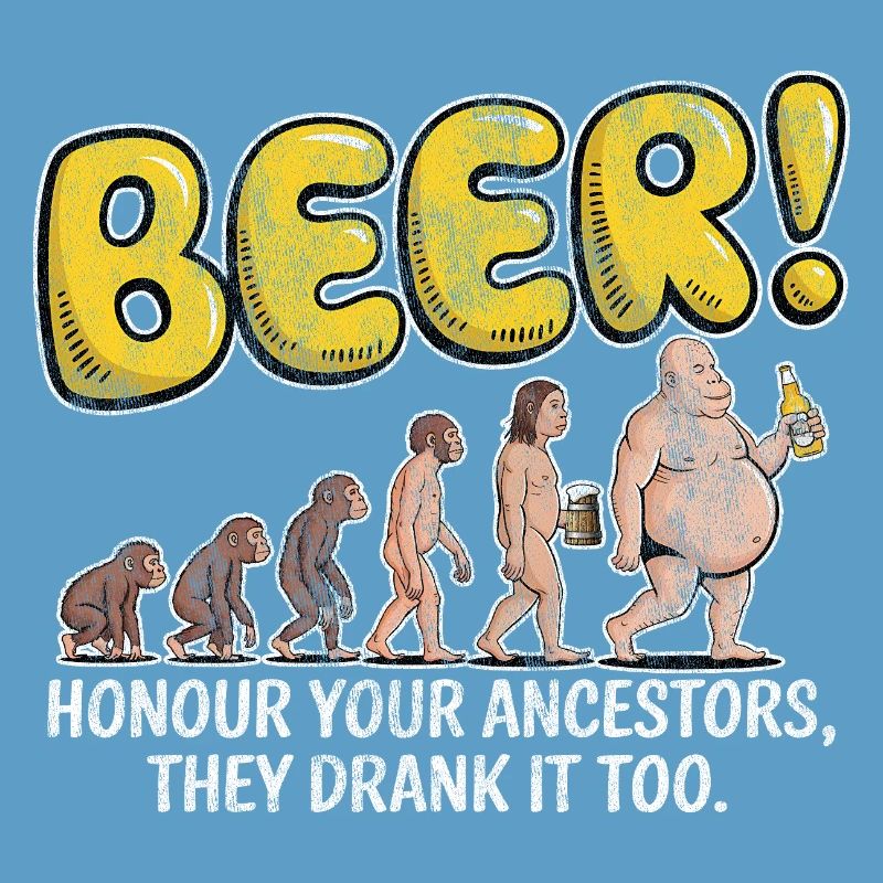Evolution Beer Funny Witty Beer