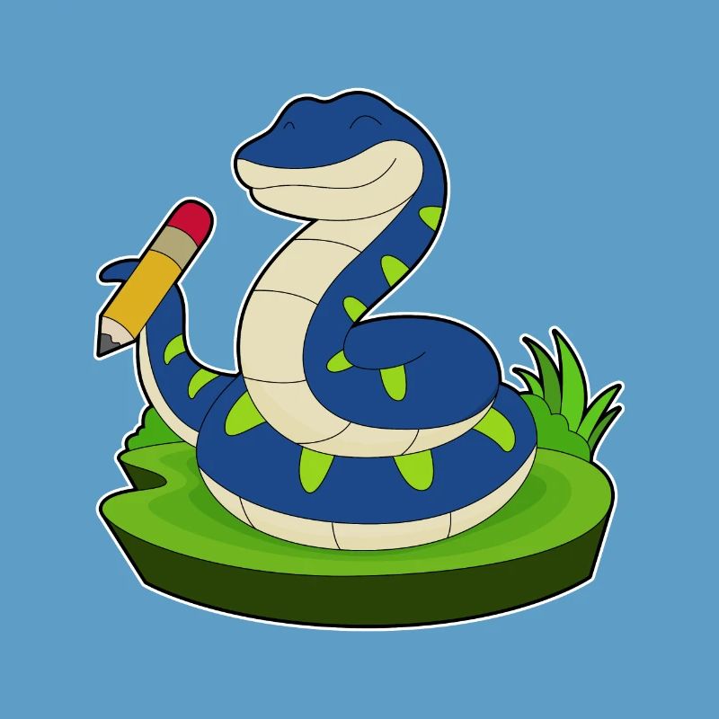 École de crayon Snake Student