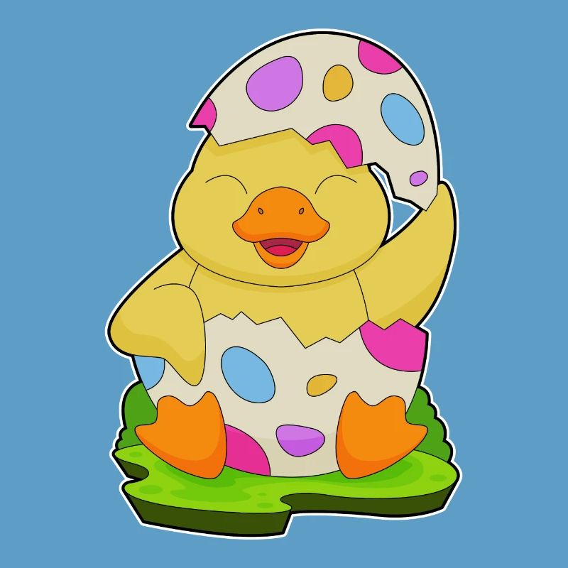 Duck Easter Easter Egg