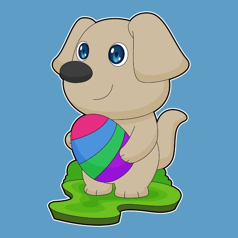 Dog Easter Easter Egg