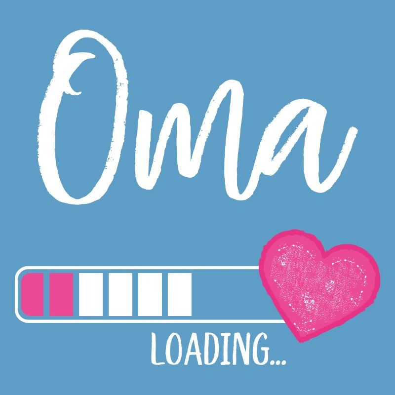 Oma Loading Herz Enkelin Mädchen Werdende Oma