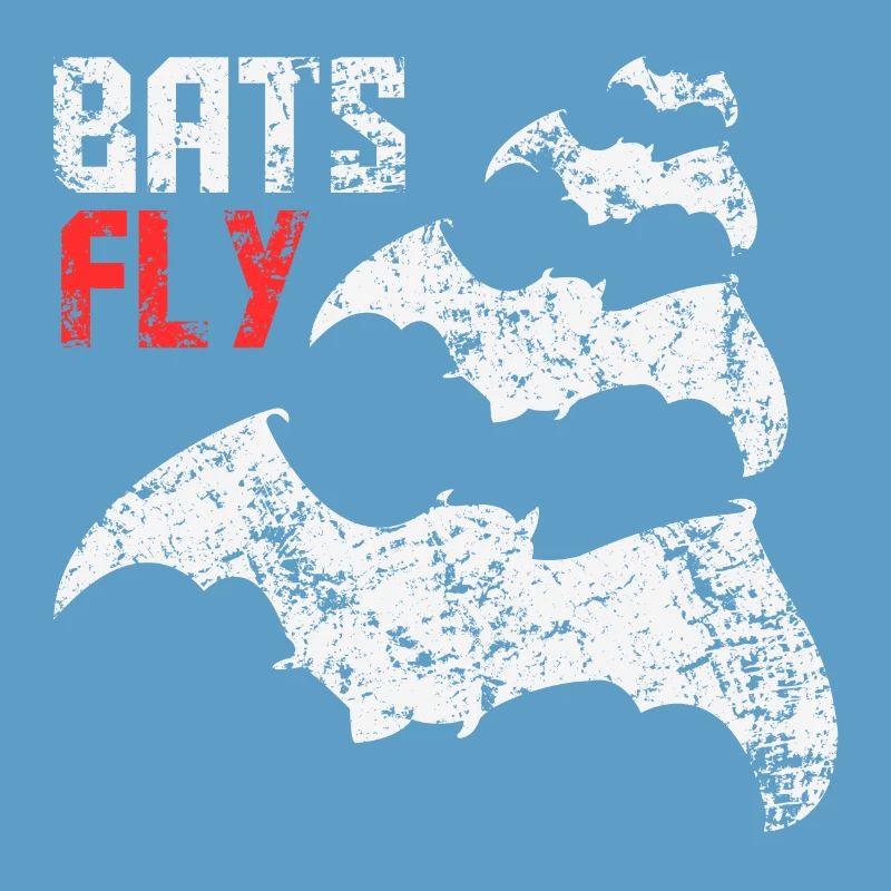 Bats Fly - Bat - Bat - Design