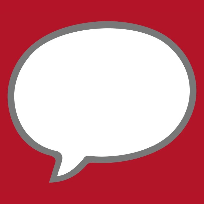 Comic design speech bubble