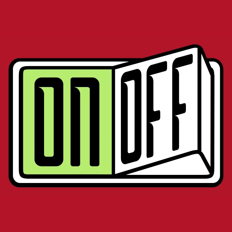 on off switch button button turn off