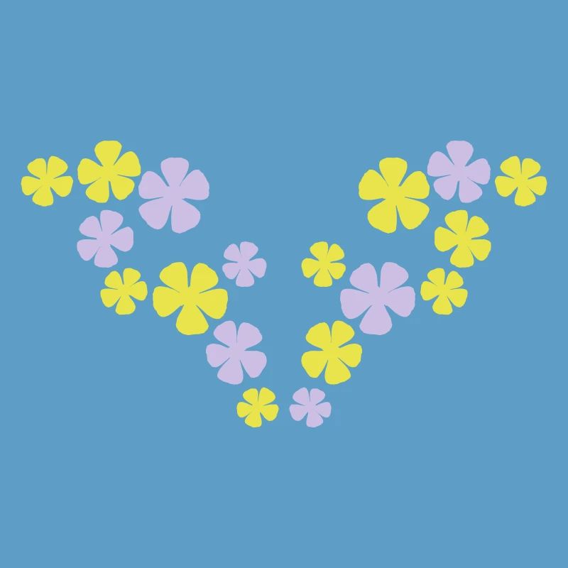Many Pretty Flowers Colorful Decorative Pattern Beautiful