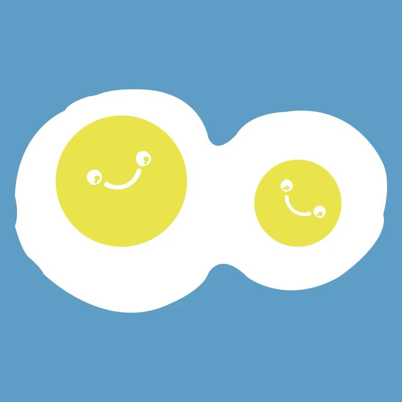 fried eggs smile