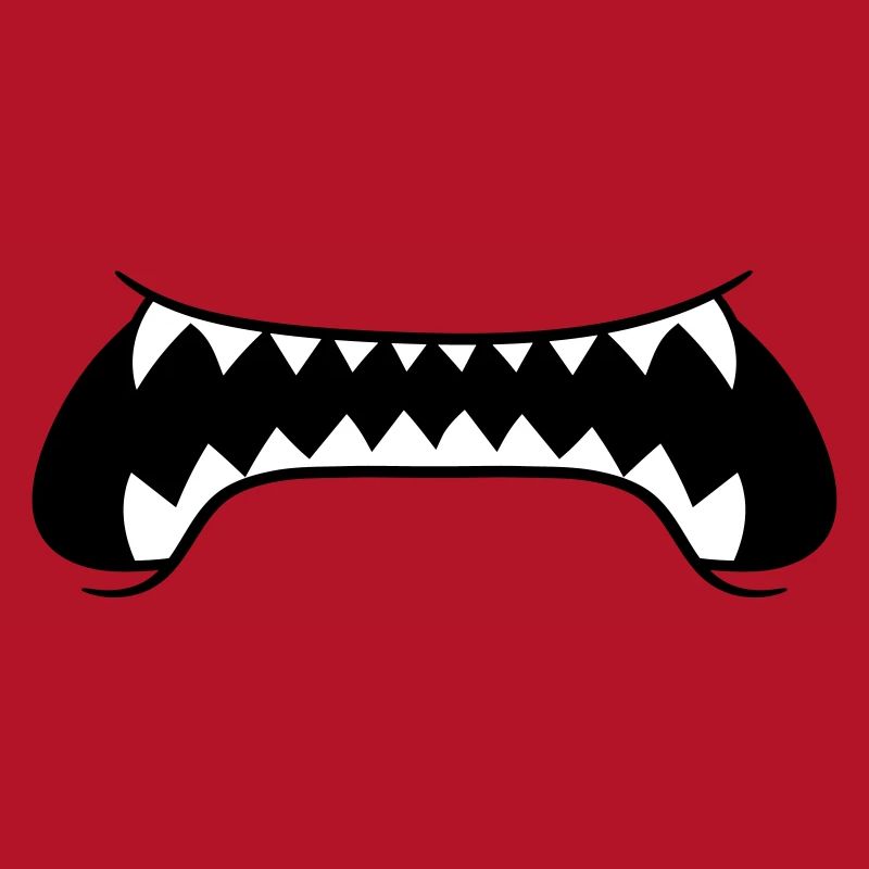 sharp teeth big mouth eat dangerous bo