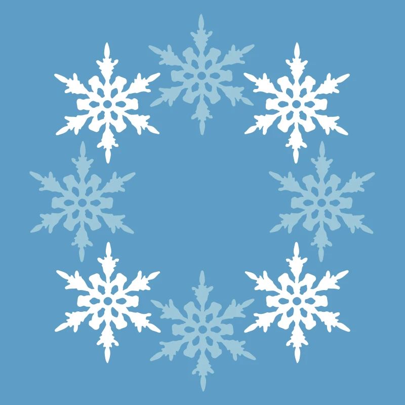 winter ring circle round pattern design cool cold sc