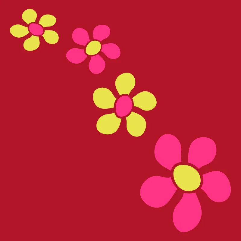 Beaucoup de fleurs colorées belle conception de motif décoratif