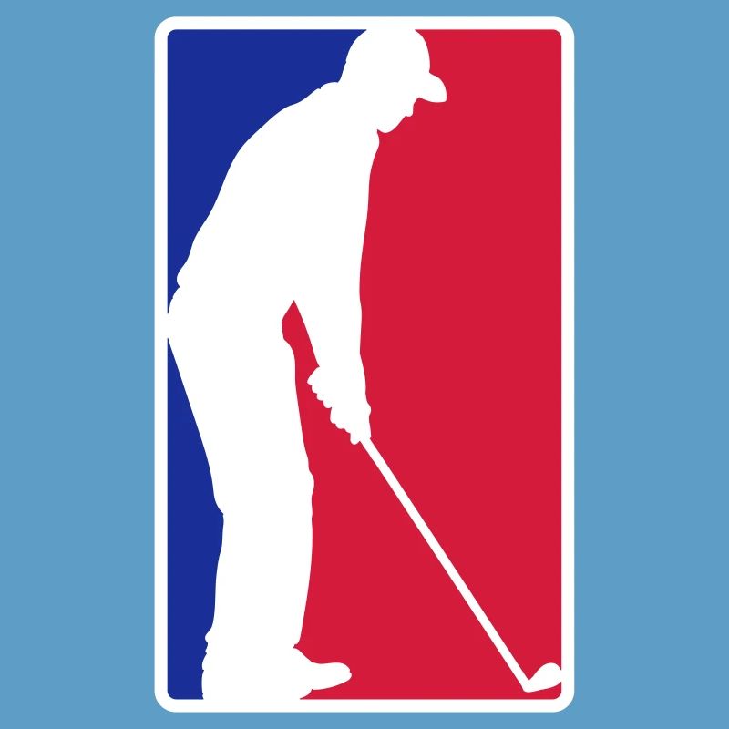 Red blue golf