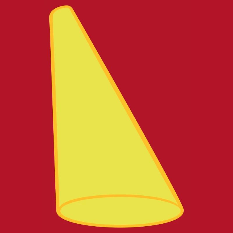 Conception de scène light cone spotlight