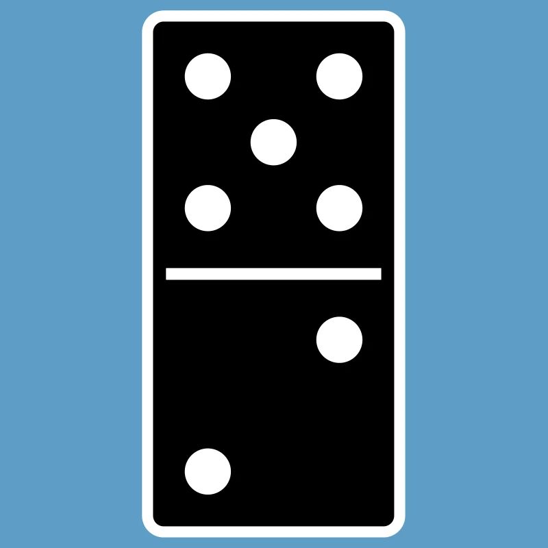 DOMINO STONE 5: 2 - VARIABLE COLOR - VECTOR DESIGN!