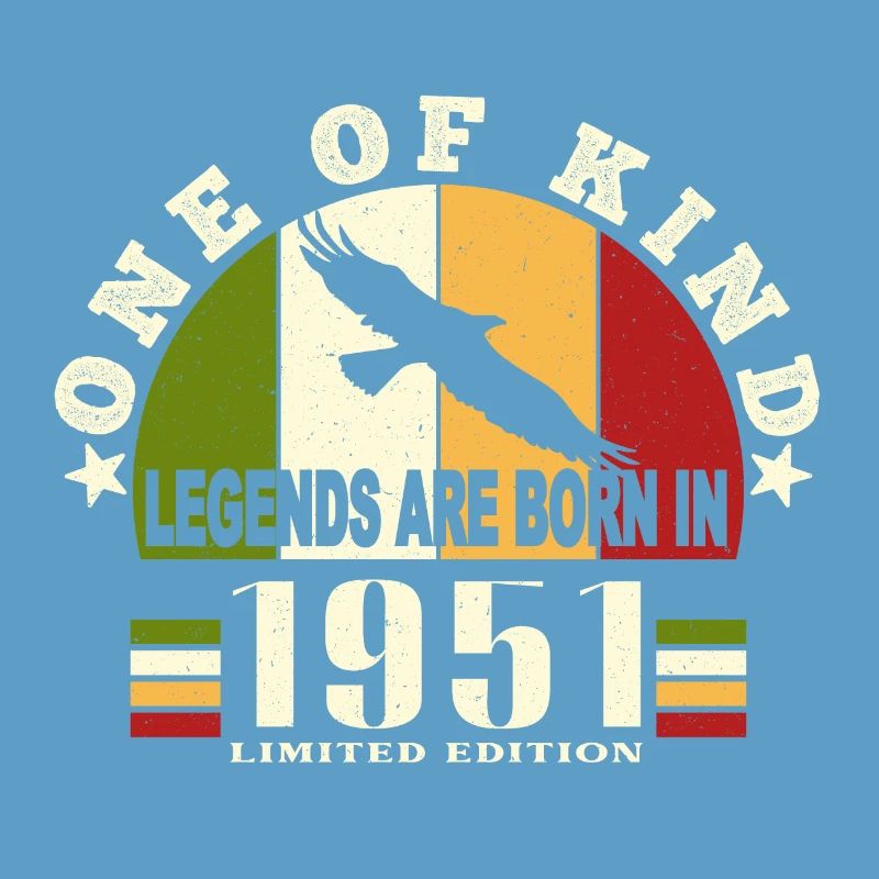 Legend Born 1951 anniversaire 73 ans