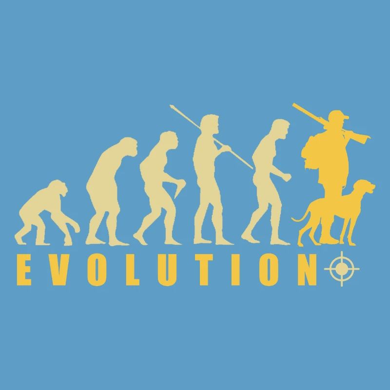 Evolution Hunter Lustiges Jagdgeschenk