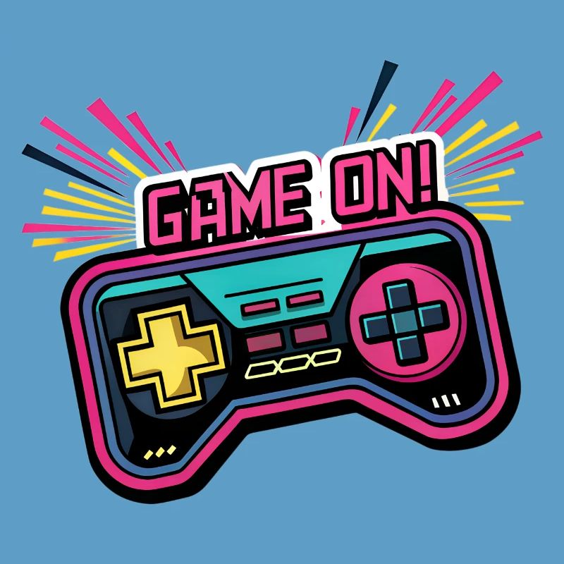GAME ON. GAME CONTROLLER. GAME PAD