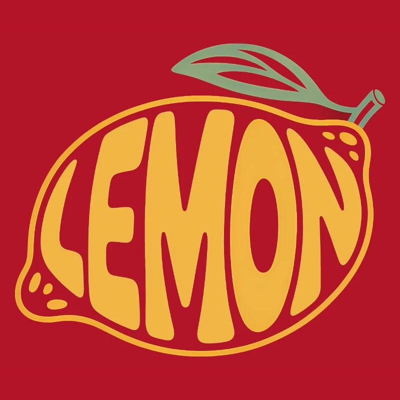Lemon - Cool Fruit Logo