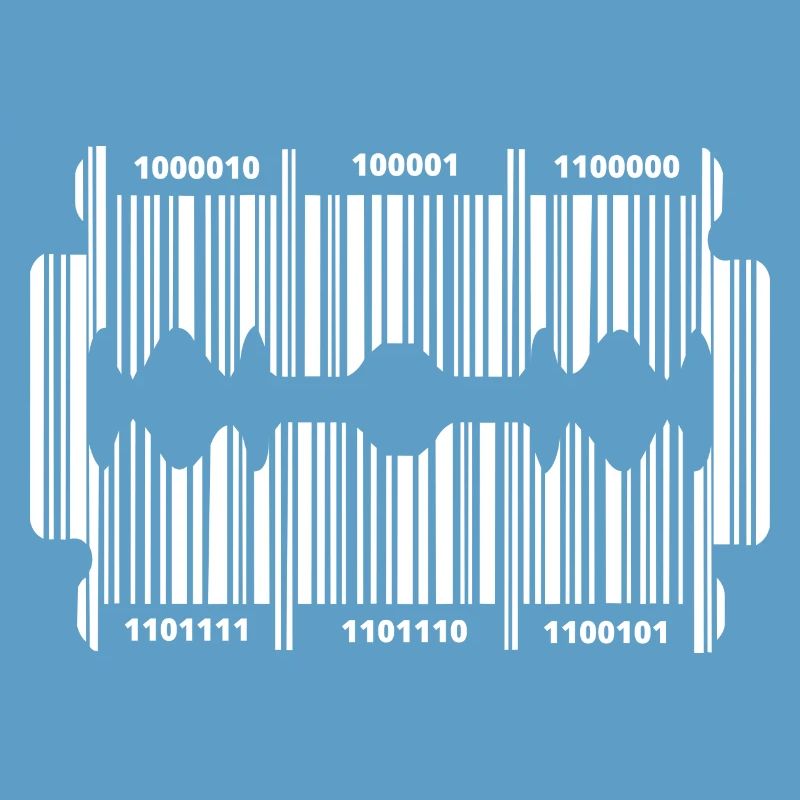 Rasierklinge mit Code