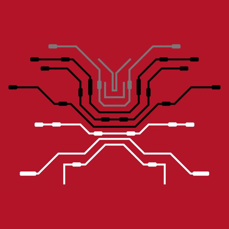 computer design pc wires processor cpu wire ve