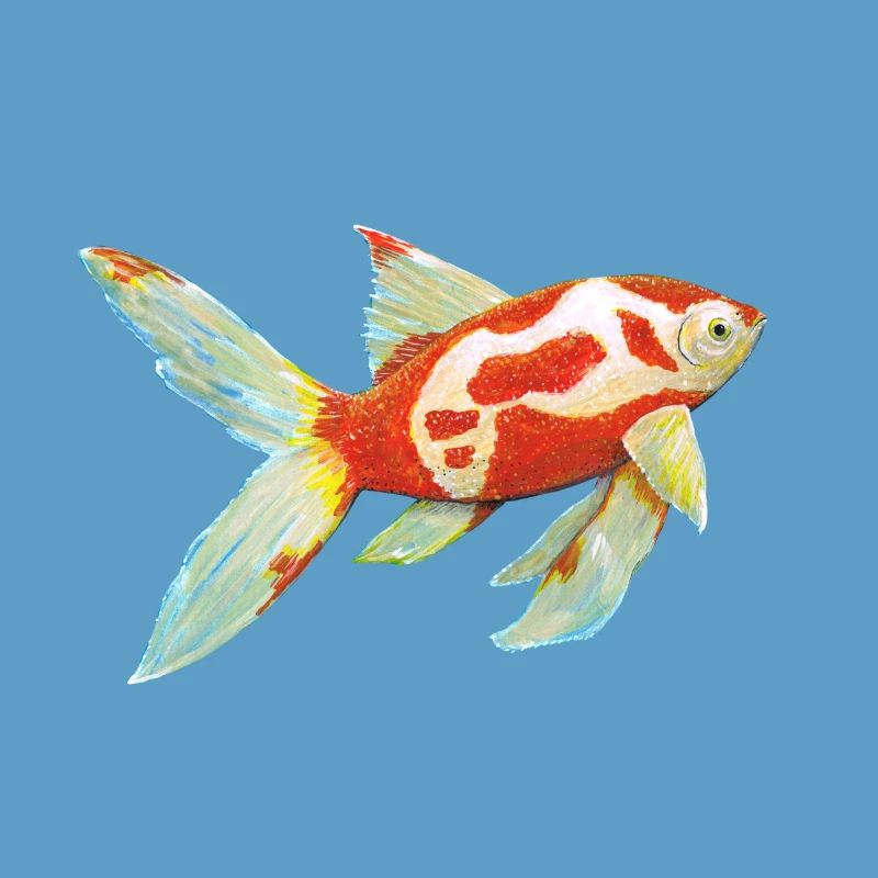 Poisson rouge à queue de comète