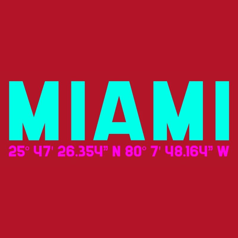 Miami Neon Coordinates