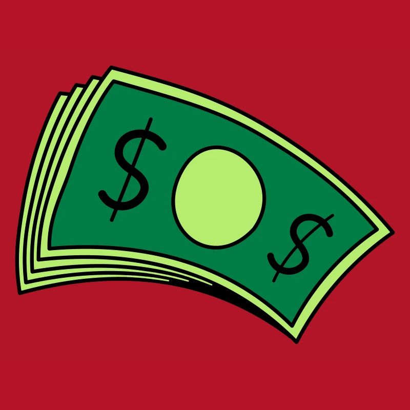 Piles d’argent de billets