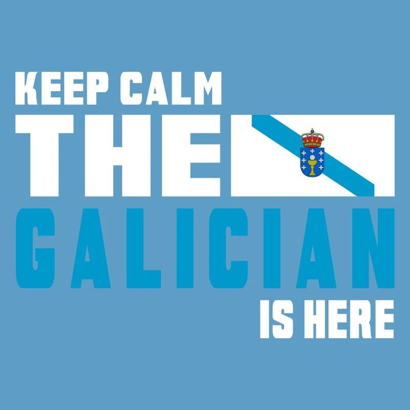 Drapeaux de Galice Keep Calm