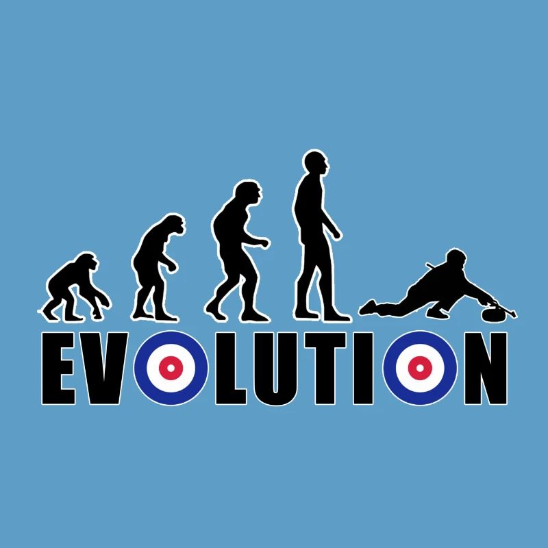 EVOLUTION CURLING Eisstockschießen Geschenk Winter