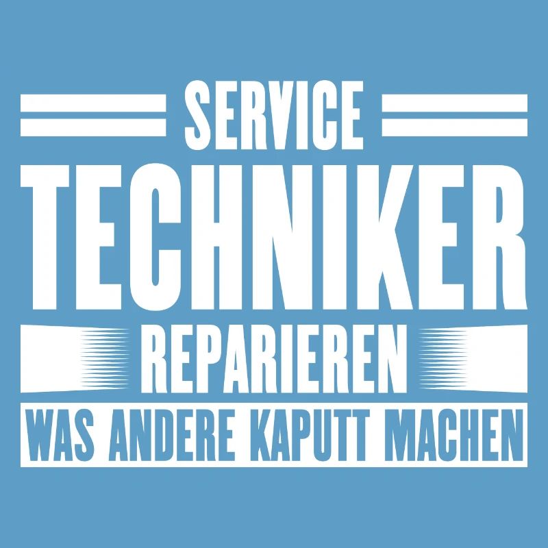 Service Technician Support Solution Slogan Service