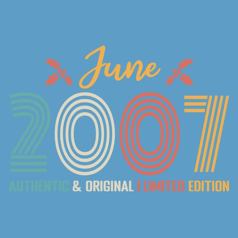 Juni 2007 Geburtstag Juni 2007 Retro Juni