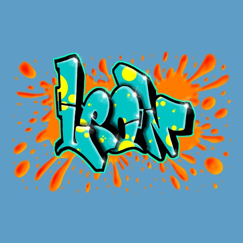 Leon graffiti red splash printable on everything