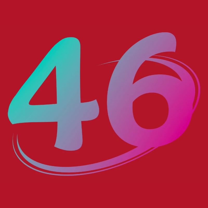 Number 46 multicolor