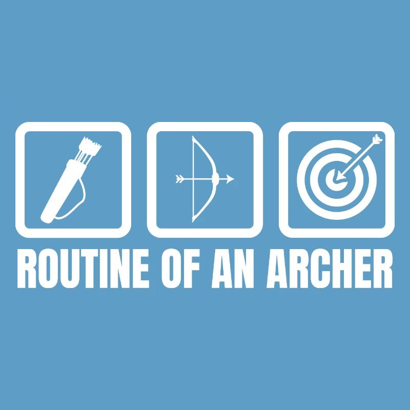 Routine eines Bogenschützen