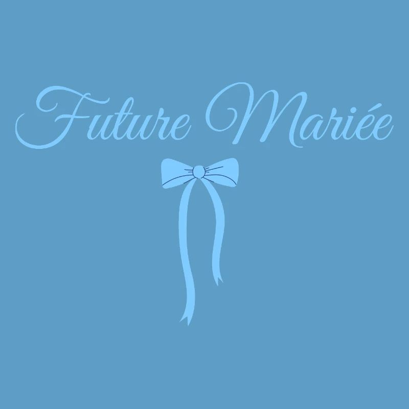 Bride-to-be Blue Bow