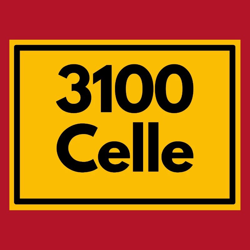 Panneau de lieu - puis rétro ancien code postal 3100 CELLE