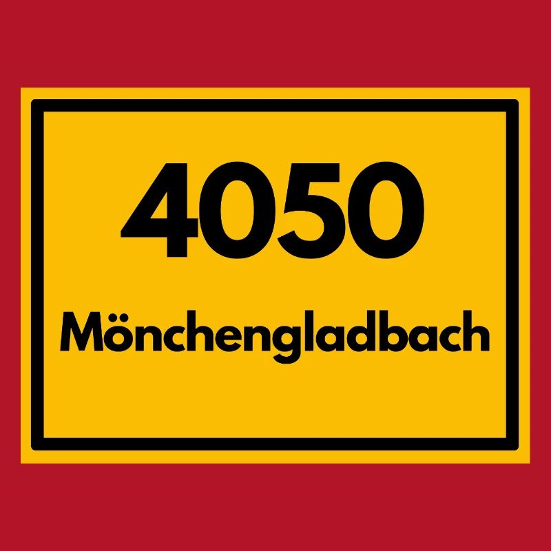 Panneau de lieu - puis ancien code postal 4050 MÖNCHENGLADBACH