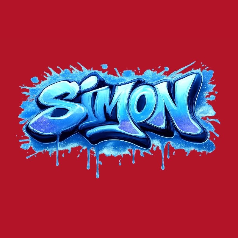 Graffiti SIMON Name Gift Ideal Printable