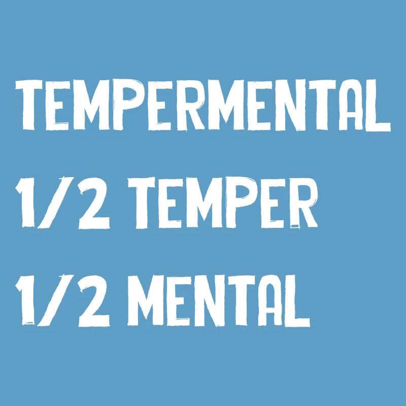 Tempermental Split Typography
